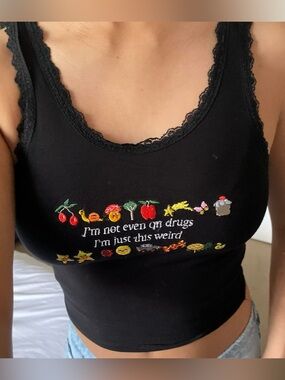 New Omighty Black tank top
